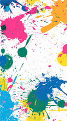 paint splashes abstract background colorful paint