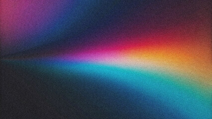 Vibrant grainy gradient background with smooth noise texture, ideal for retro-inspired design overlays and digital art creations.