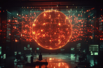 Mysterious Tech Command Center