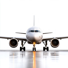 Fototapeta premium Front Of Plane Isolated