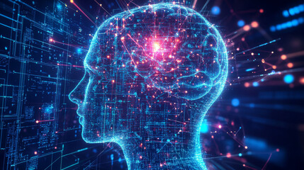 "Show a machine absorbing vast data from sensors, screens, or datasets, and producing refined outputs like predictions or insights, emphasizing the input-output process of machine learning."