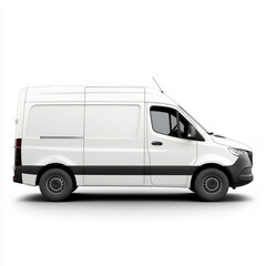 Van Side View Isolated