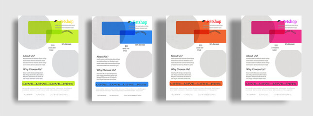  Dog Walker Dog Walking Pet Sitting Flyer Layout