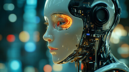 The image should highlight the key aspects of machine learning, focusing on how machines learn, improve, and process data to become smarter over time. 