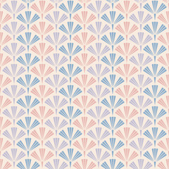 Pink Blue Purple Dainty Cornflower Seamless Vector Repeat Pattern