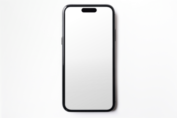 PNG mobile phone screen mockup, transparent design