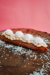 Churros caseiro com açúcar e chocolate, churros gourmet