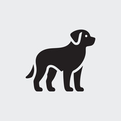 Dog logo icon vector illustration 