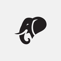 Elephant logo icon vector illustration