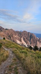 Landscape in the mountain at the morning