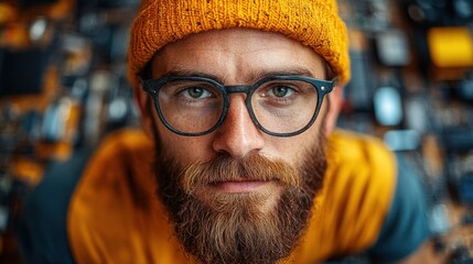 Worker performing quality assurance tests on electronics, showcasing the importance of precision and quality control in high-tech manufacturing