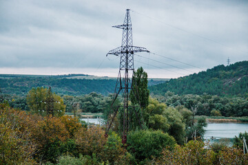 Fototapeta premium Solonceni village in the Rezina district of the Republic of Moldova
