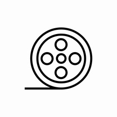 film tape icon sign vector