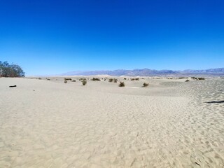 death valley landscape, sand desert view