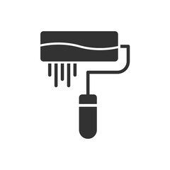 Roller Brush Icon Sign Symbol