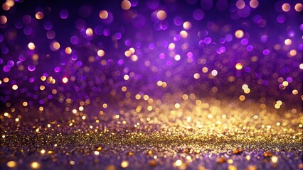 Fototapeta premium A stunning stock photo featuring a purple background adorned with minimalistic purple and gold glitter patterns, aesthetic, background, chic, patterns, design, creative, contemporary
