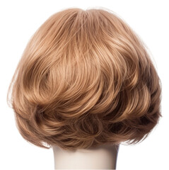 PNG Wig hair white background perfection.