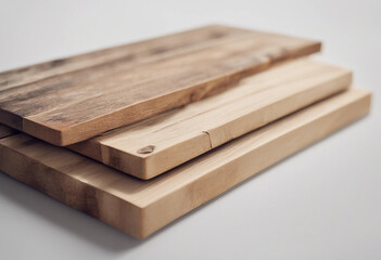 Collection of 2x4 wood boards isolated on transparent or white background