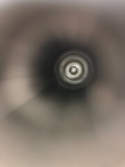 An abstract view through a tube