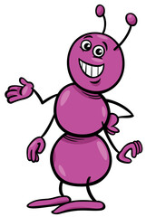 funny cartoon ant insect comic animal character