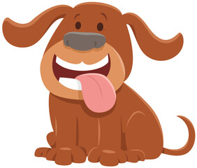 cute cartoon dog or puppy character