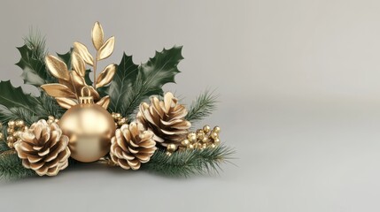 The Elegant Christmas Ornament Arrangement
