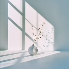 Elegant Minimalist Interior Design: Home Decor Inspiration with Soft Afternoon Lighting