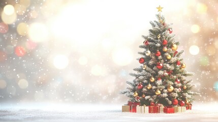 Obraz premium The Christmas Tree with Gifts