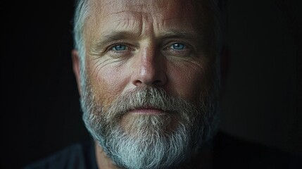 Fototapeta premium Portrait of cheerful senior man with arm crossed against studio background