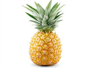 A pineapple on an isolated background 
