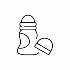 antiperspirant roll on icon sign vector