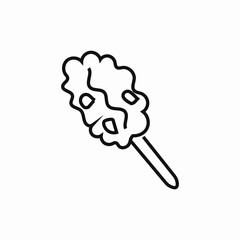 cotton candy icon sign vector