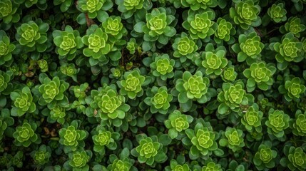 Succulent Sedum Clavatum generative ai
