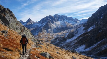 Fototapeta premium hiking generative ai