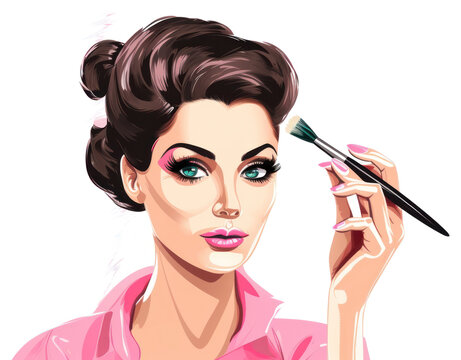 Makeup Brushes clip art preview