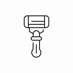 razor shave icon sign vector