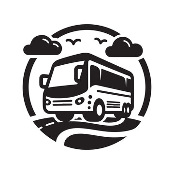 recommend clip art: Charter Bus Silhouette Vector Graphics – Easy to Download and Use in Your Designs