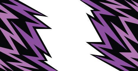 Abstract background with geometric spike line pattern and with some copy space area