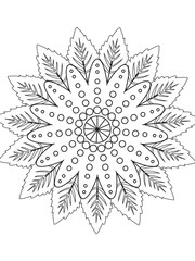 Flowers Coloring Pages For Adules