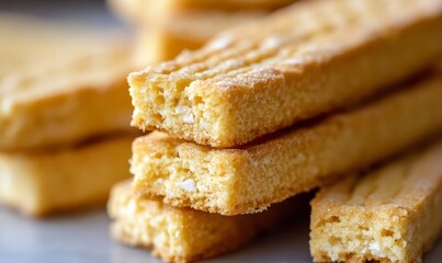 close up of biscotti corn