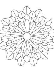 Flowers Coloring Pages For Adules