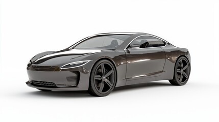 Fototapeta premium Futuristic Electric Vehicle Concept Car Design Featuring Elegant Curves and Luxurious Finishes