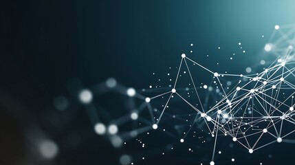 Sleek, minimalist background with a professional business environment. Subtle technological elements like abstract circuits and neural networks