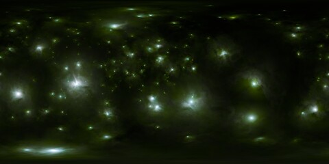 Naklejka premium Immersive Nebula HDRi – High-Quality Sci-Fi Skybox