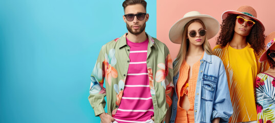 Fashion-Forward Retail Clearance Sale Banner for Dynamic Summer Style Promotion