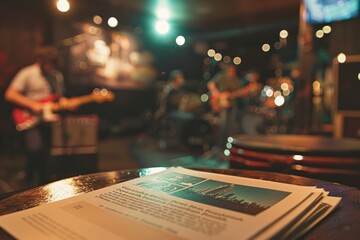 Live Band Promotion Flyer for Corporate Event Entertainment and Booking