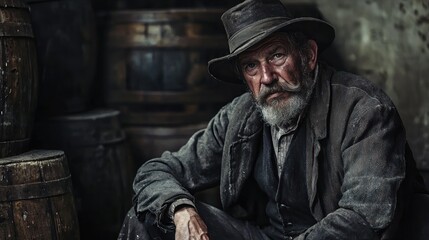 a historical bootlegger during Prohibition, symbolizing rebellion and risk