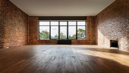 Obraz premium empty room with floor