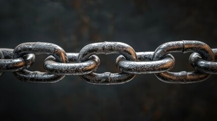 Obraz premium a chain representing emotional or psychological bondage, illustrating feelings of being trapped
