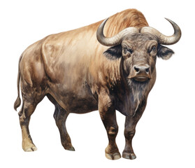 PNG Cape Buffalo buffalo livestock wildlife.